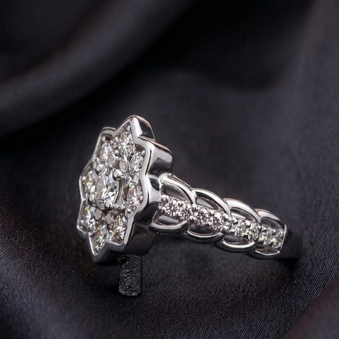 The Celestial Lotus Cluster Ring