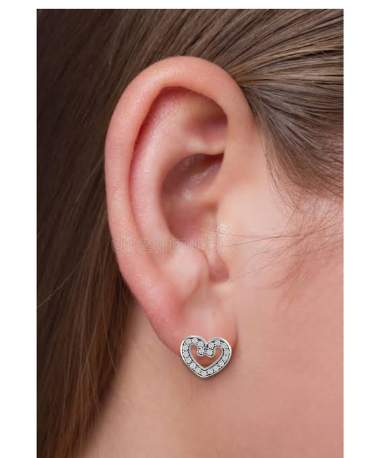 Heart Studs