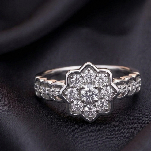 The Celestial Lotus Cluster Ring