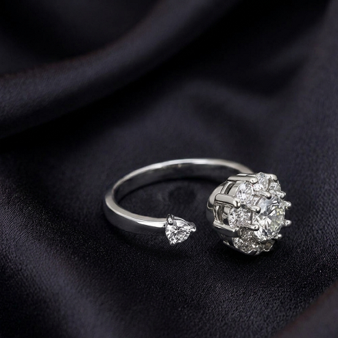 The Celestial Halo Open Ring