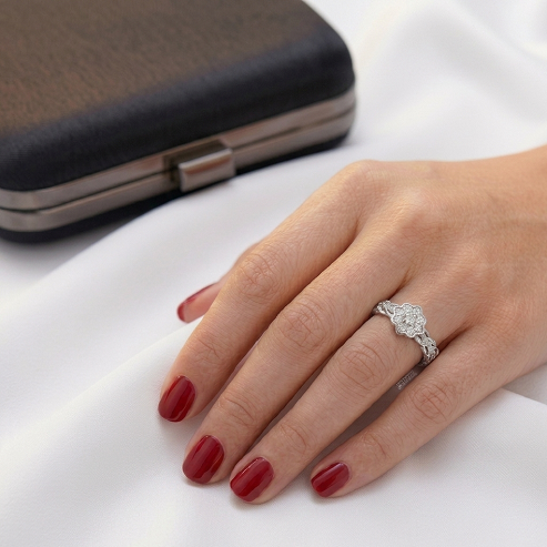 The Celestial Lotus Cluster Ring