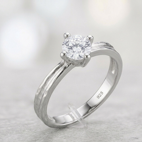 The Ethereal Textured Solitaire