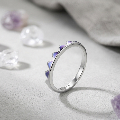 The Ethereal Amethyst Peak Band