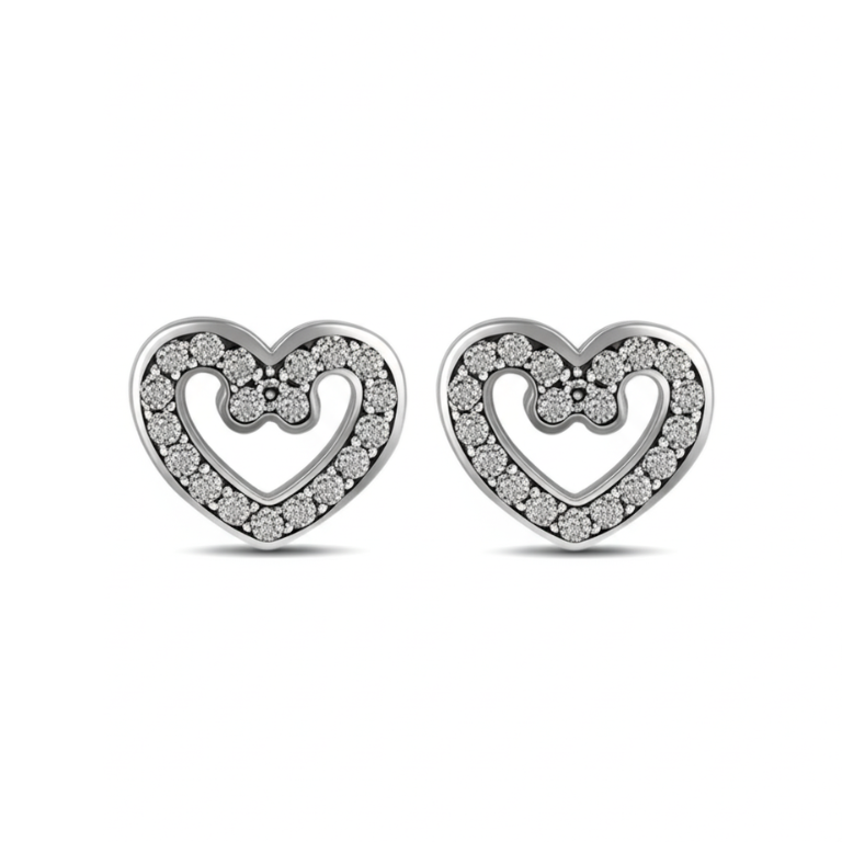 Heart Studs